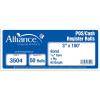 imageAlliance Bond Paper Receipt Rolls3quotx150 Bond Rolls50Rolls