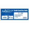 imageAlliance Carbonless Receipt Rolls Paper 3quot x 95 x 716quot Core 2 Ply WhiteCanary 50 Rolls per Carton3 x 100 White  Canary