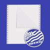 imageAlliance Continuous Computer Paper 95 x 11 Blank Clean Perforated Edge 1Part 92 Bright 20 lb Made In The USA 2400 Sheets2 400 Sheets