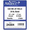 imageAlliance Wide Format Paper 24quot x 150 CAD Bond Rolls 24lb  4 Rolls 24 In x 150 Ft  2quot Core24lb  120 Rolls