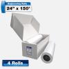 imageAlliance Wide Format Paper 24quot x 150 CAD Bond Rolls 24lb  4 Rolls 24 In x 150 Ft  2quot Core24lb  4 Rolls