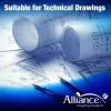 imageAlliance Wide Format Paper 24quot x 150 CAD Bond Rolls 24lb  4 Rolls 24 In x 150 Ft  2quot Core24lb  72 Rolls
