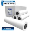 imageAlliance Wide Format Paper CAD Bond Rolls 20lb  100 Rolls 36 In x 300 Ft  2quot Core20lb  2 Rolls
