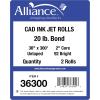 imageAlliance Wide Format Paper CAD Bond Rolls 20lb  100 Rolls 36 In x 300 Ft  2quot Core20lb  2 Rolls
