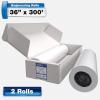 imageAlliance Wide Format Paper CAD Bond Rolls 20lb  100 Rolls 36 In x 300 Ft  2quot Core20lb  2 Rolls