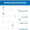 imageHammermill Printer Paper Premium Multipurpose Paper 20 lb 85 x 11  1 Ream 500 Sheets  97 Bright Made in the USA1 Ream  500 Sheets