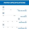 imageHammermill Printer Paper Premium Multipurpose Paper 20 lb 85 x 11  1 Ream 500 Sheets  97 Bright Made in the USA1 Ream  500 Sheets