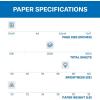 imageHammermill Printer Paper Premium Multipurpose Paper 20 lb 85 x 11  1 Ream 500 Sheets  97 Bright Made in the USA5 Ream  2500 Sheets