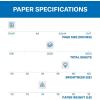 imageHammermill Printer Paper Premium Multipurpose Paper 20 lb 85 x 11  1 Ream 500 Sheets  97 Bright Made in the USA5 Ream  2500 Sheets