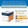imageHammermill Printer Paper Premium Multipurpose Paper 20 lb 85 x 11  1 Ream 500 Sheets  97 Bright Made in the USAPallet  200k Sheets