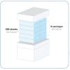 imageRelay MP Multipurpose Copy Paper 20lb 85 x 11 92 Bright  1 Ream  500 Sheets 013080RWhite10 Ream
