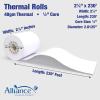 imageThermal Paper Receipt Rolls 214quot x 50 48 Gram Weight BPA Free Grade A Pure 85 White Paper Unique Thermal Coating214 x 230 50 rolls