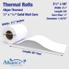 imageThermal Paper Receipt Rolls 214quot x 50 48 Gram Weight BPA Free Grade A Pure 85 White Paper Unique Thermal Coating214 x 50 15 000 rollspallet