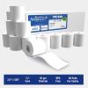 imageThermal Paper Receipt Rolls 214quot x 50 48 Gram Weight BPA Free Grade A Pure 85 White Paper Unique Thermal Coating318 x 220 50 rolls