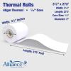 imageThermal Paper Receipt Rolls 214quot x 50 48 Gram Weight BPA Free Grade A Pure 85 White Paper Unique Thermal Coating318 x 273  50 rolls