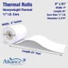 imageThermal Paper Receipt Rolls 214quot x 50 48 Gram Weight BPA Free Grade A Pure 85 White Paper Unique Thermal Coating4 x 81 x 36 rolls