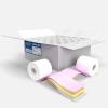 imageAlliance Carbonless Receipt Rolls Paper 3quot x 95 x 716quot Core 2 Ply WhiteCanary 50 Rolls per Carton3 x 65 White  Canary  Pink