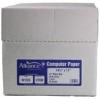 imageAlliance Continuous Computer Paper 14 78 x 11 1Part 92 Bright 20 lb 12quot Green Bar  2700 Sheets per Carton12 Blue Bar 20 LB 2700 Sheets