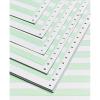 imageAlliance Continuous Computer Paper 1478quot x 8quot12quot with 12quot Green Bar 1Part 92 Bright 20lb 2700 Sheets per Carton 9303