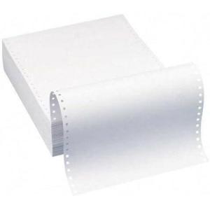 imageAlliance Continuous Computer Paper 95 x 11 Blank Clean Perforated Edge 1Part 92 Bright 20 lb Made In The USA 2400 Sheets2 300 Sheets