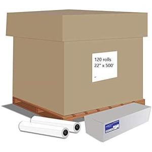 imageAlliance Wide Format Paper Rolls Bond Engineering 20lb  2 Rolls 22 In x 650 Ft  3quot Core20lb  120 Rolls