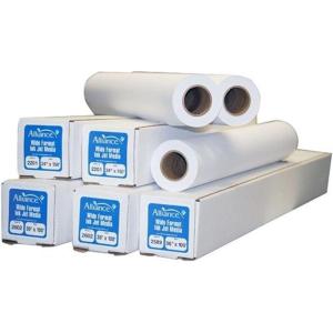 imageAlliance Wide Format Paper Rolls CAD Bond 30quot Widths 2 Rolls 30 In x 300 Ft  2quot Core4 Rolls