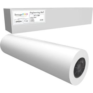 imageImagePro Paper 24quot x 500 Engineering Rolls for HP PageWide Printers 3quot Core 1 Roll 24 Lb 24quot x 500