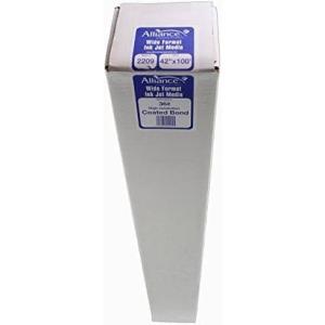 imageAlliance Wide Format Paper 42 x 100 Ink Jet Media Rolls 36 Coated Bond  1 Roll